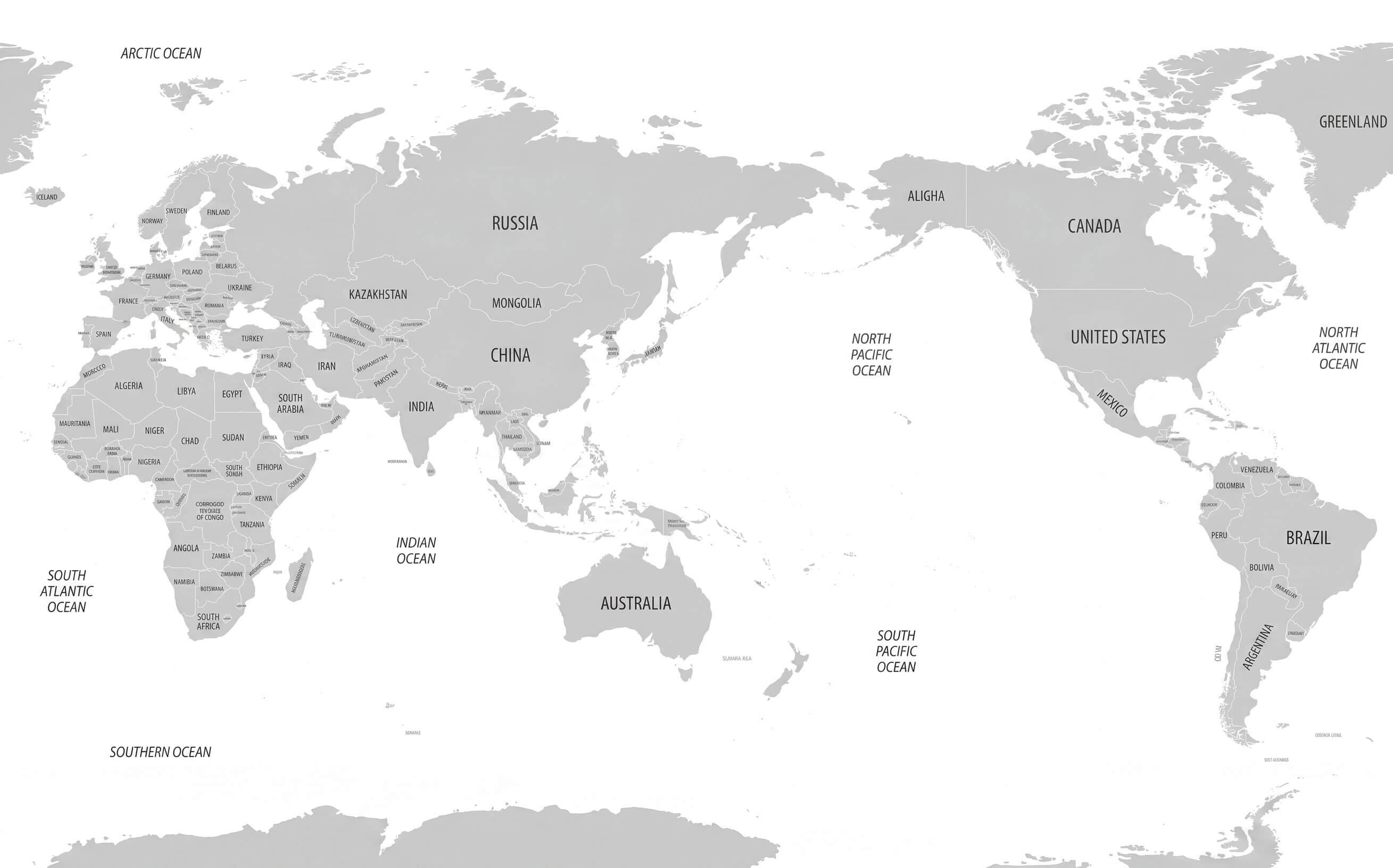 World map showing Matlakse delivery countries